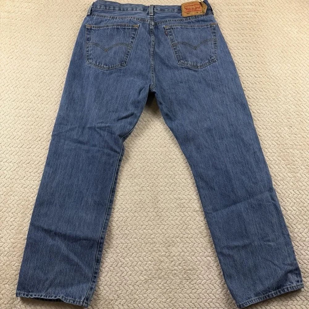 Levi's‎ 501 xx Button Fly Jeans Men's 36x30 Blue Original Fit Straight Leg Rodeo